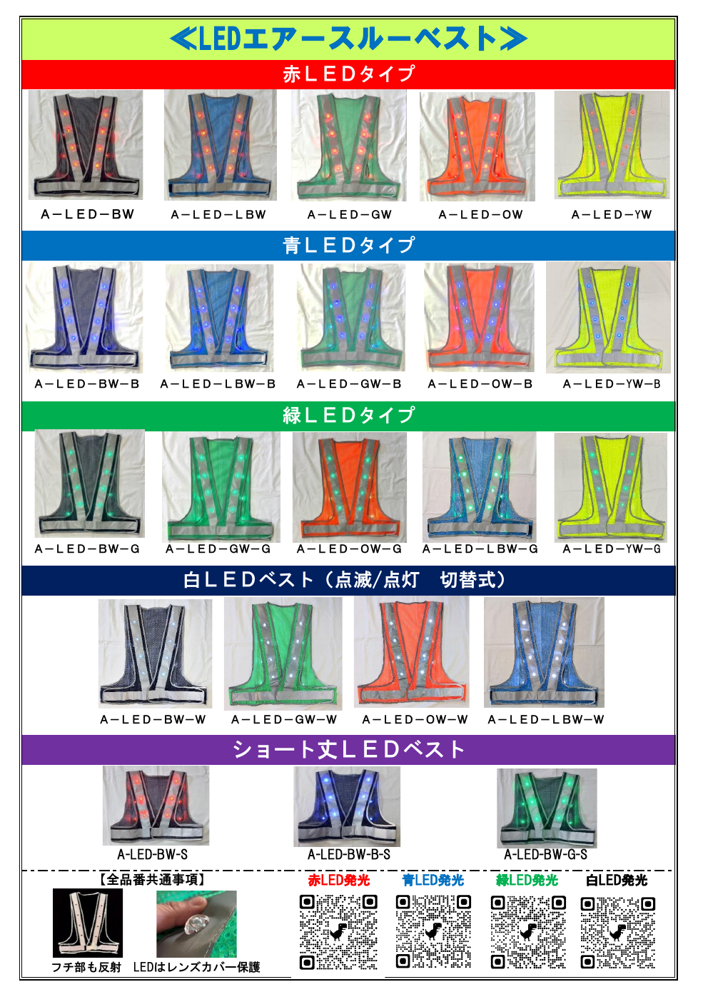 LEDエアースルーベスト